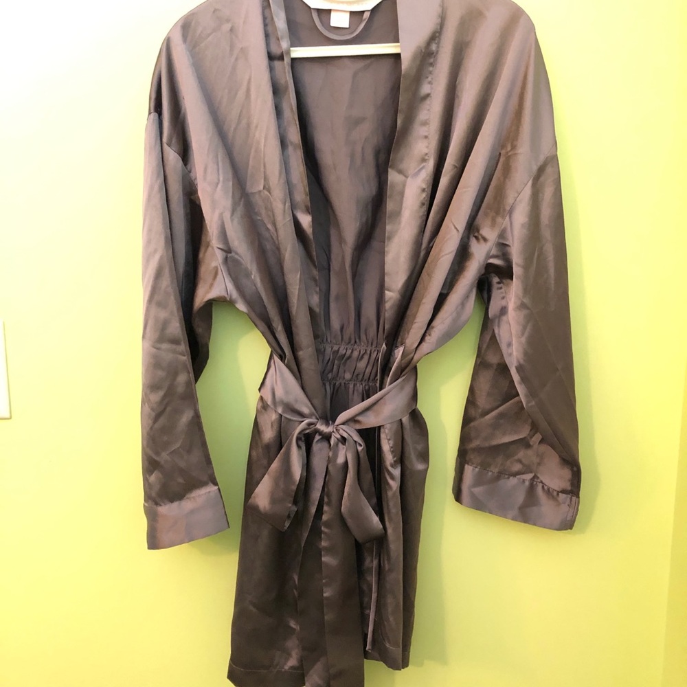 Victoria’s Secret silver-grey robe
